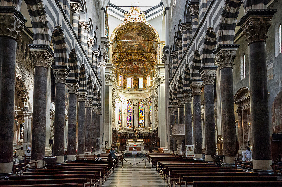 Kathedrale San Lorenzo, Genua, Ligurien, Italien