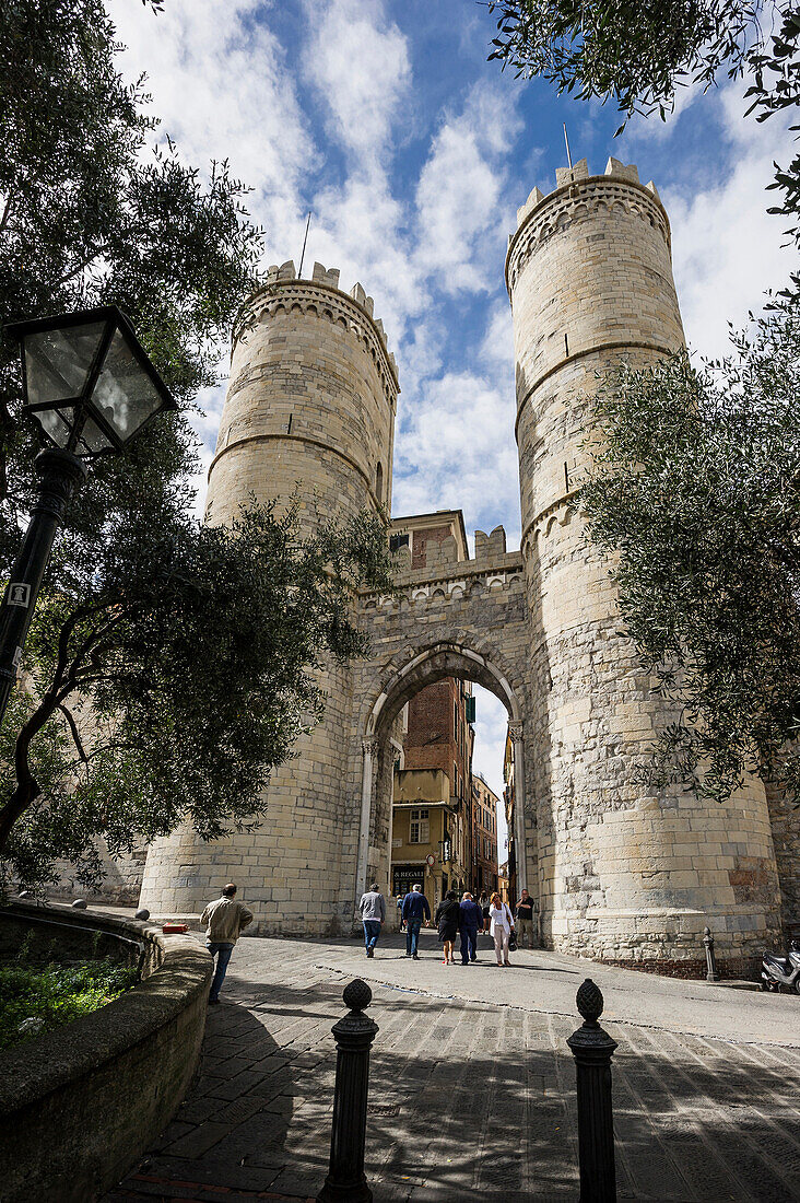 Porta Soprana, Genua, Ligurien, Italien