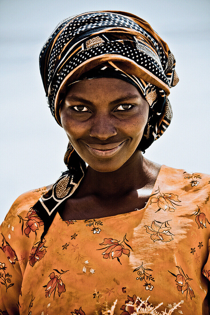 Junge Frau, Sansibar, Tansania, Afrika