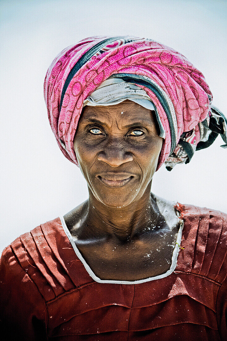 Elderly woman, Zanzibar, Tanzania, Africa