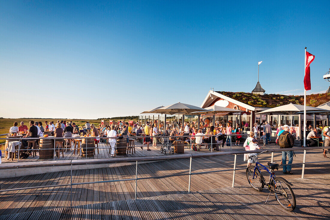 Restaurant Gosch, Seebrücke, St. Peter-Ording, Eiderstedt Halbinsel, Nordfriesland, Schleswig-Holstein, Deutschland