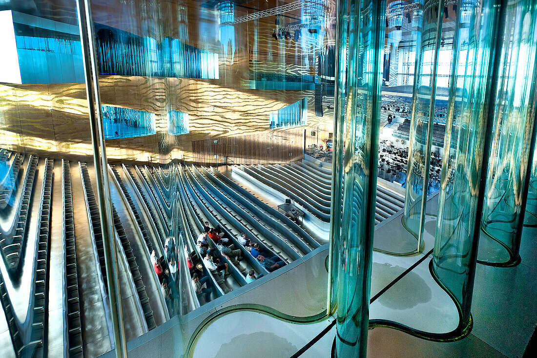 Innenansicht, Konzerthalle Casa de Musica, Porto, Portugal