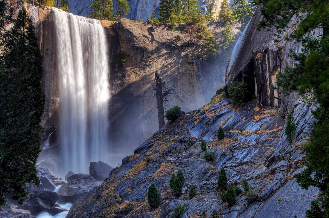 Vernal Fall in Yosemite National Park, California Yosemite National Park, California, USA