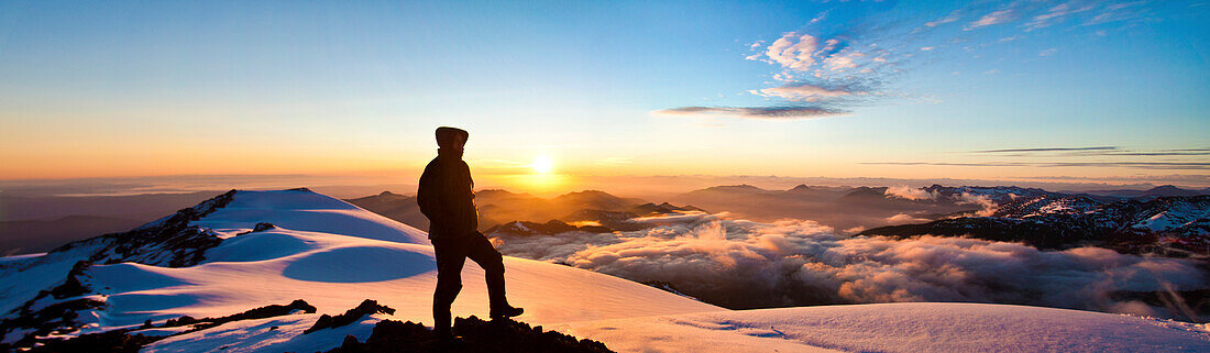 Climbing Mount Baker., Mount Baker, WA, United States