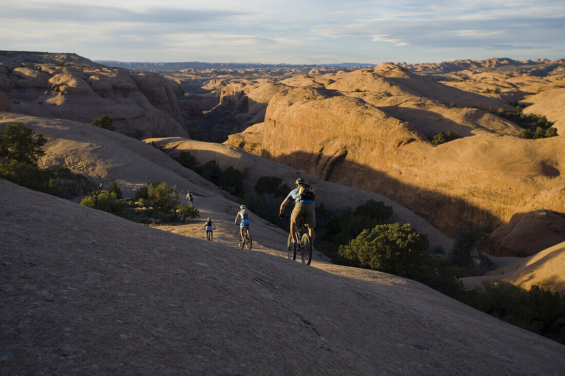 mountain bikers, Moab, Utah, Moab, Utah, United States
