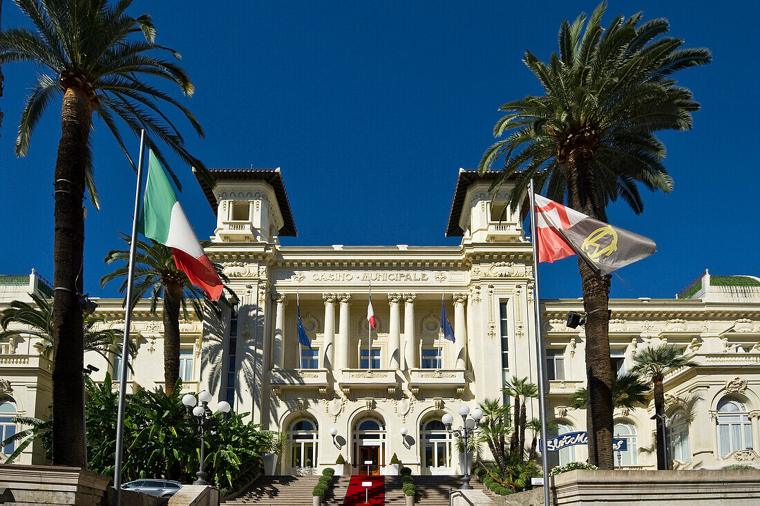 Municipal Casino, Sanremo, Province of Imperia, Liguria, Italy