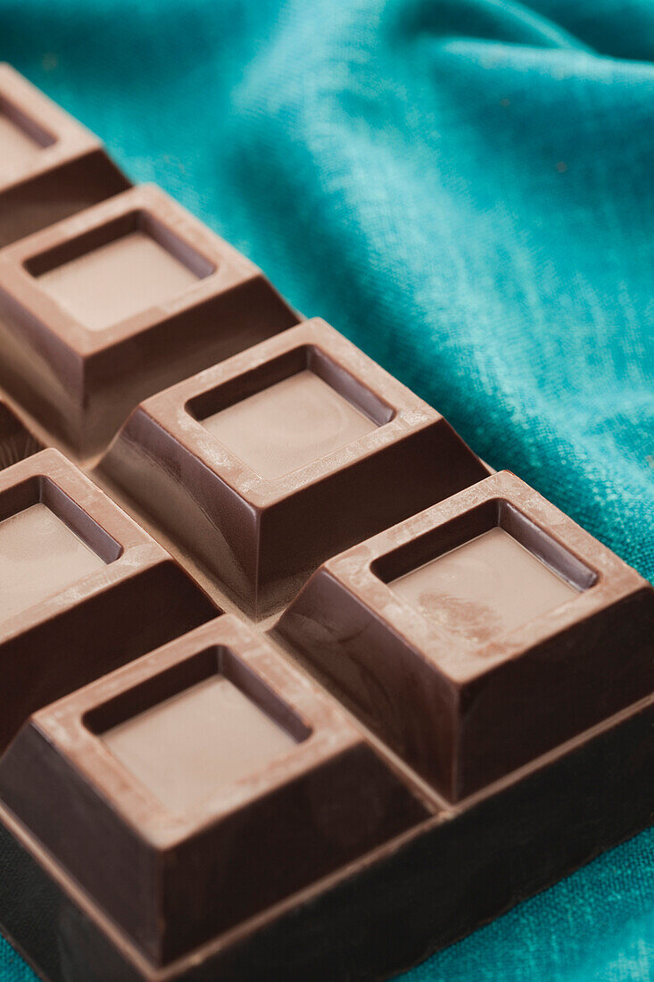 Close up of bar of chocolate, Caracas, Caracas, Venezuela