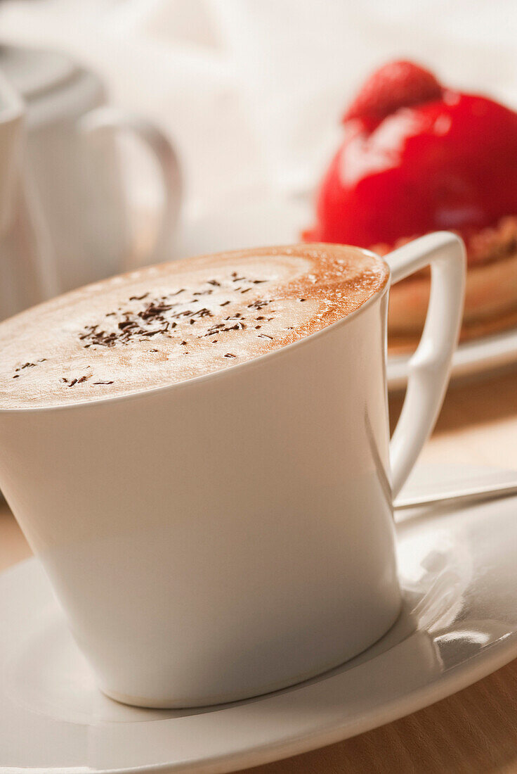 Close up of cup of coffee, Caracas, Caracas, Venezuela