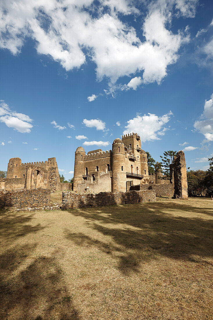 Fasil Ghebbi fortress, Gondar, Amhara region, Ethiopia