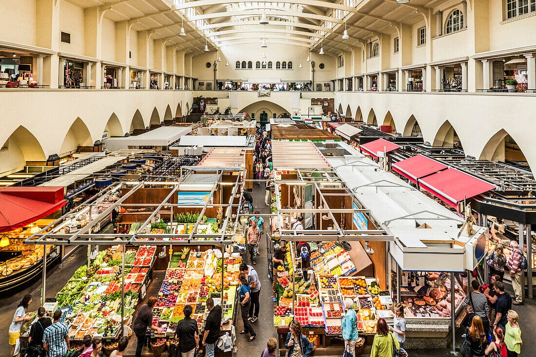 Markthalle, Stuttgart, Baden-Württemberg, Deutschland