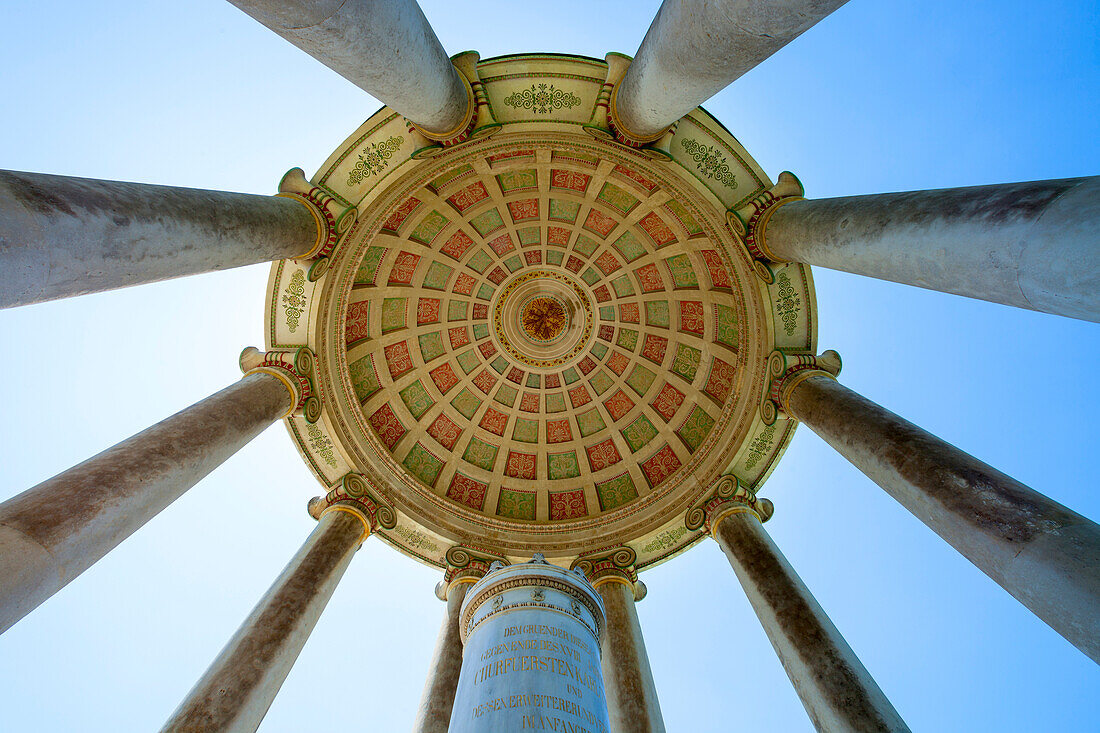 Monopteros in English Garden, Englischer Garten, Munich, Upper Bavaria, Bavaria, Germany