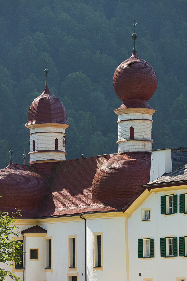 Kirche St. Bartholomä, Königssee, Nationalpark Berchtesgaden, Berchtesgadener Land, Bayern, Deutschland