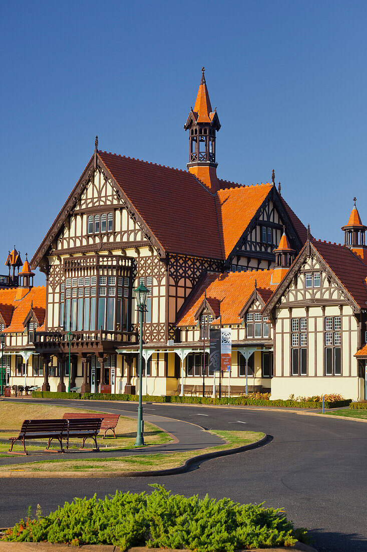 Rotorua Museum, Government Gardens, Rotorua, Bay of Plenty, Nordinsel, Neuseeland