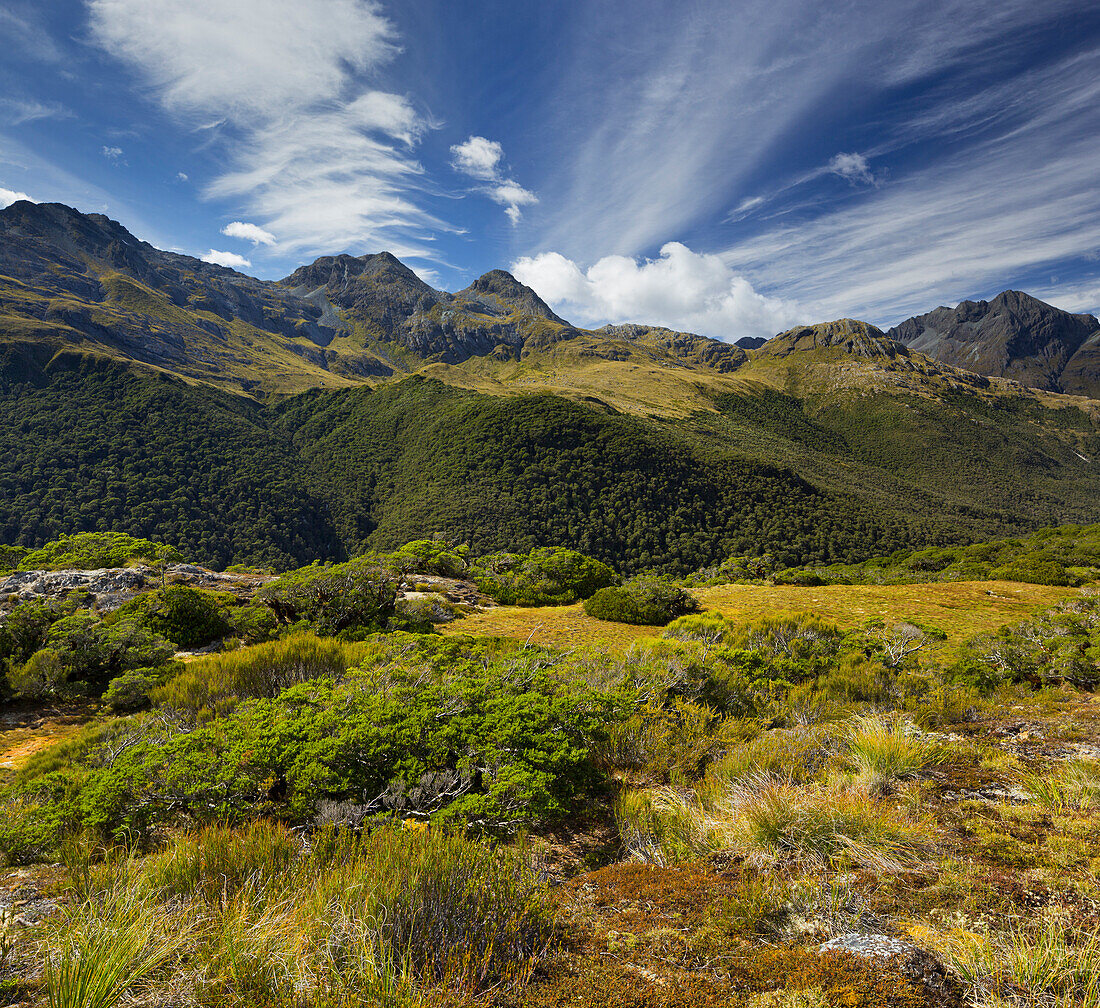 Key Summit, Fiordland National Park, Southland, South Island, New Zealand