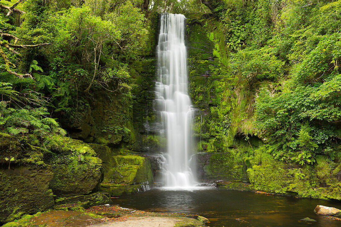 Upper McLean Falls, Catlins, Southland, South Island, New Zealand