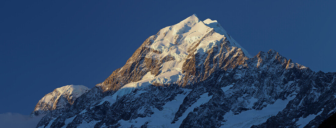 Mount Cook, Aoraki, Mount Cook Nationalpark, Canterbury, Südinsel, Neuseeland