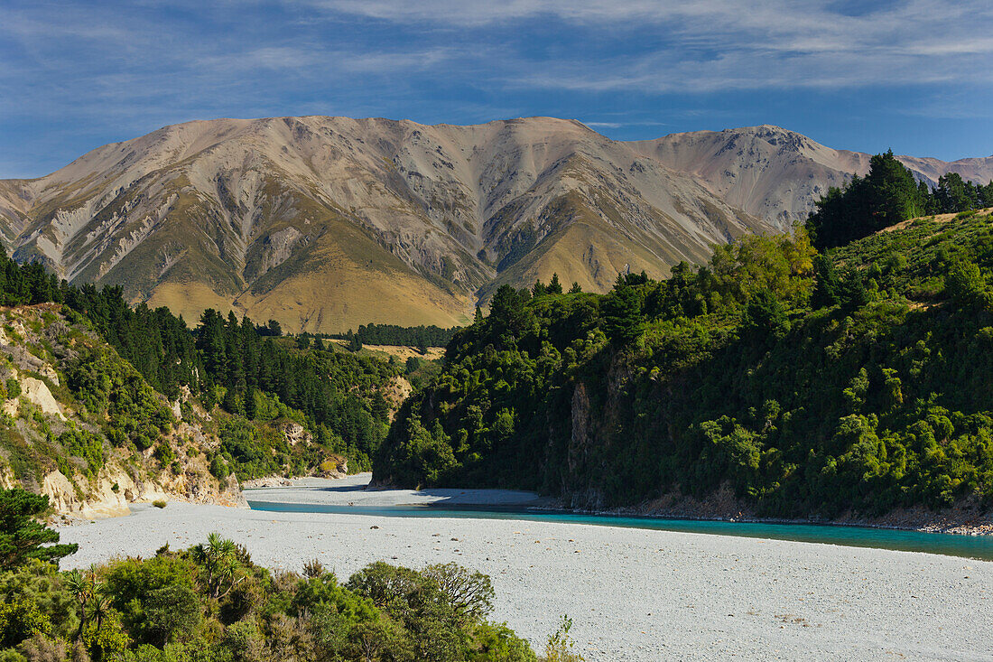 Rakaia Gorge, Canterbury, Südinsel, Neuseeland