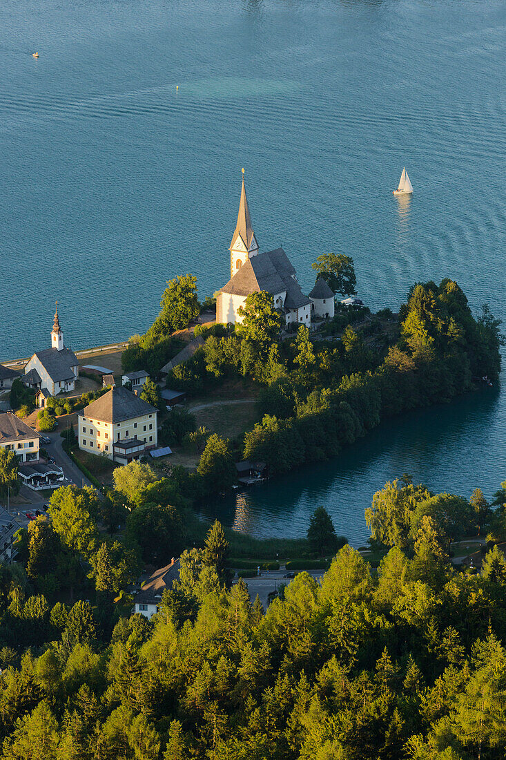 Maria Woerth, Lake Woerthersee, Carinthia, Austria