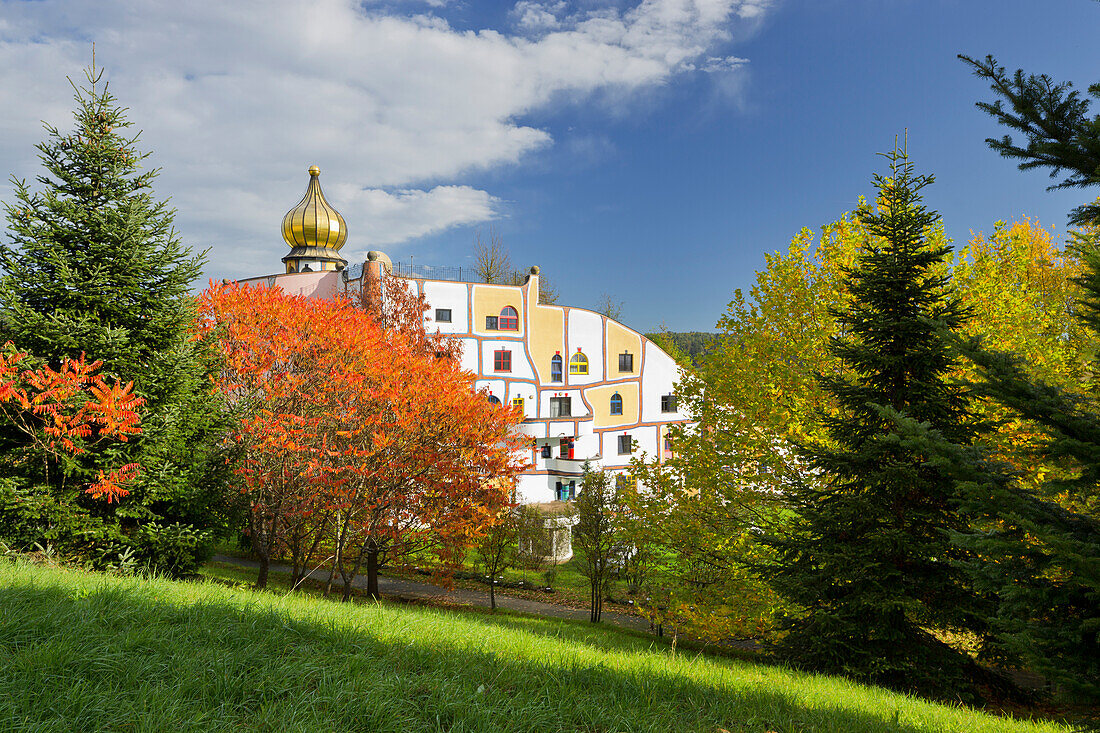 Rogner Bad Blumau, Hundertwasser Therme, Bad Blumau, Burgenland, Austria