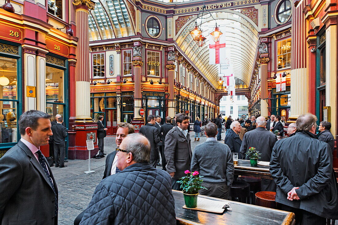 Leadenhall Market, City, London, England, Vereinigtes Königreich