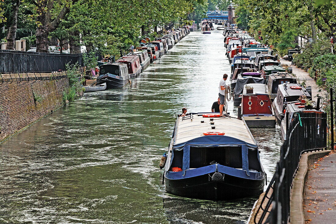 Regent's Canal, Camden, London, England, Vereinigtes Königreich