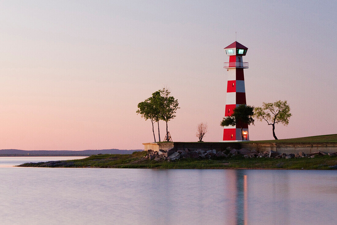 Lighthouse on a Beach, Texas, USA