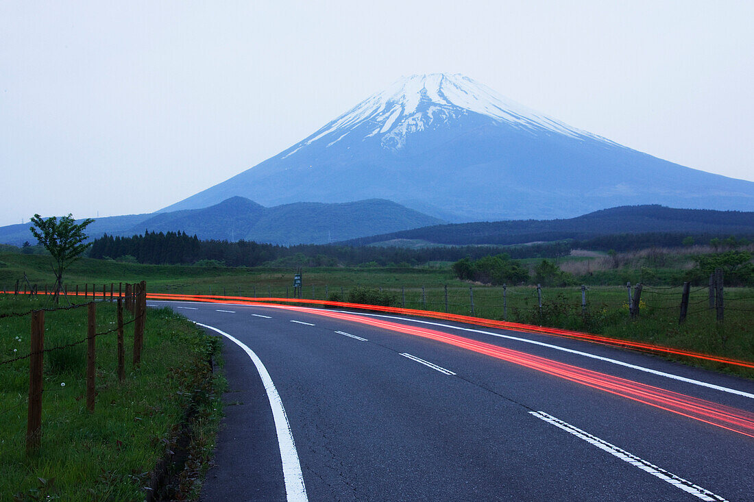 Road Near Mount Fuji, Japan