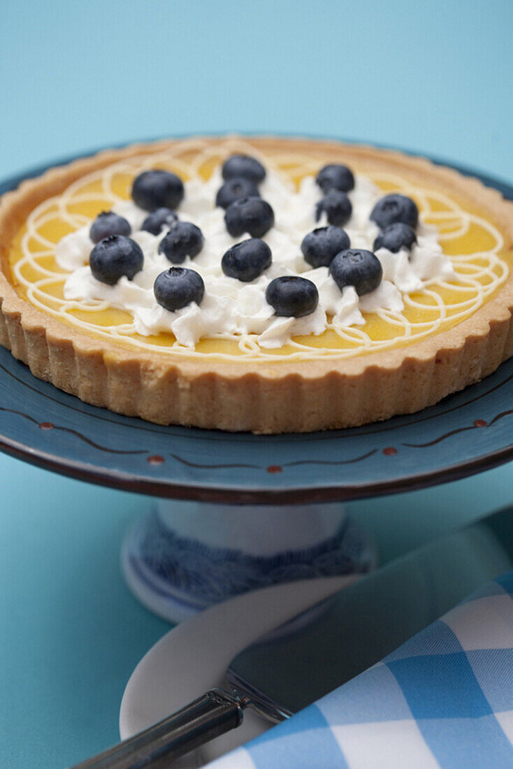 Close up of fruit tart, Santa Fe, New Mexico, USA