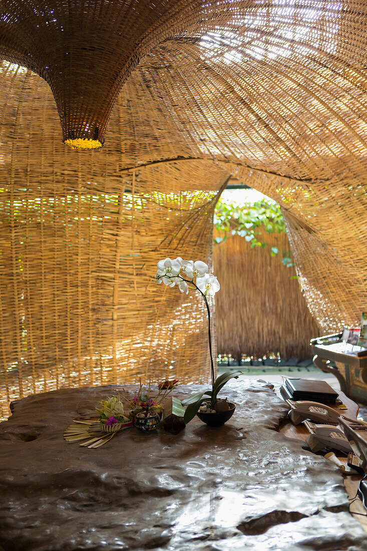 Bamboo hut, Ubud, Bail, Indonesia, Ubud, Bail, Indonesia