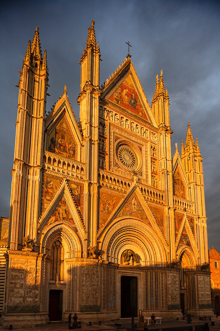 Duomo di Orvieto, Orvieto cathedral, gothic, Orvieto, hilltop town, province of Terni, Umbria, Italy, Europe