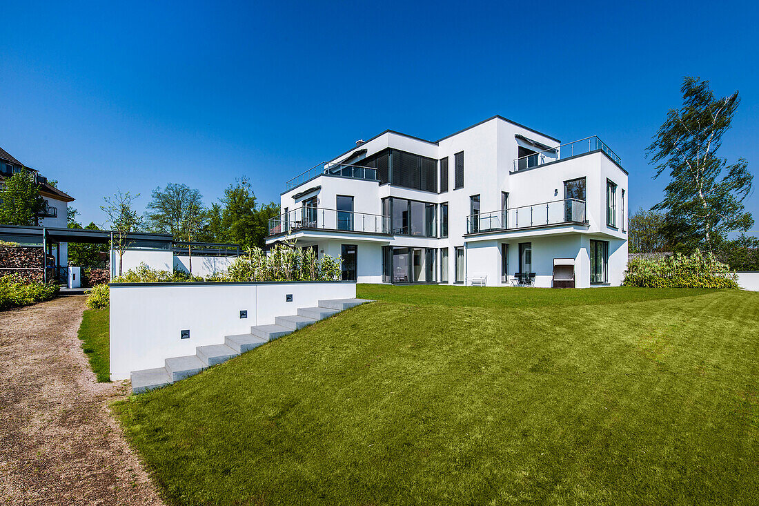 Villa in a modern architecture style, Brandenburg, Germany