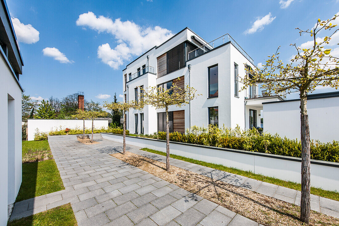 moderne Architekturvilla in Brandenburg, Deutschland