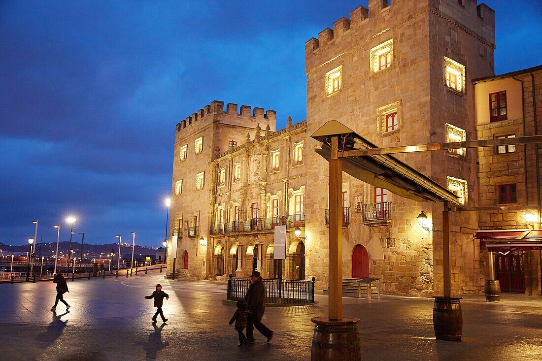 Revillagigedo-Palast, Plaza del Marques, Gijón, Asturien, Spanien.