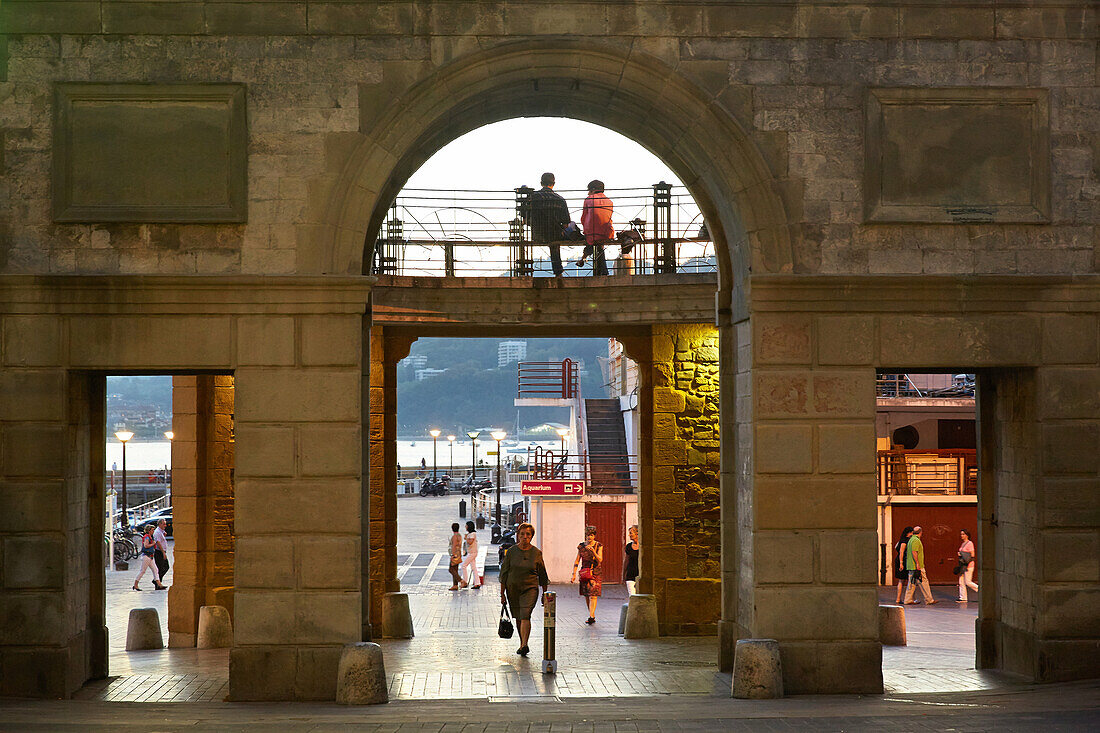 Parte vieja. Alte Stadt. Donostia. San Sebastian. Baskenland. Spanien.