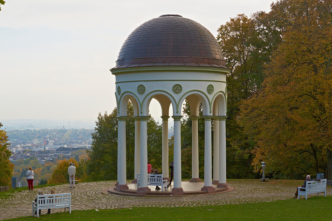 Pavillon auf dem Neroberg, Wiesbaden, Rhein, Mittelrhein, Hessen, Deutschland, Europa
