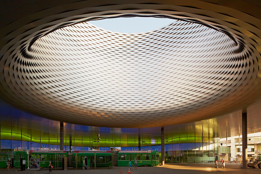 Messe Basel, New building by Herzog and de Meuron, Basel, Switzerland, Europe