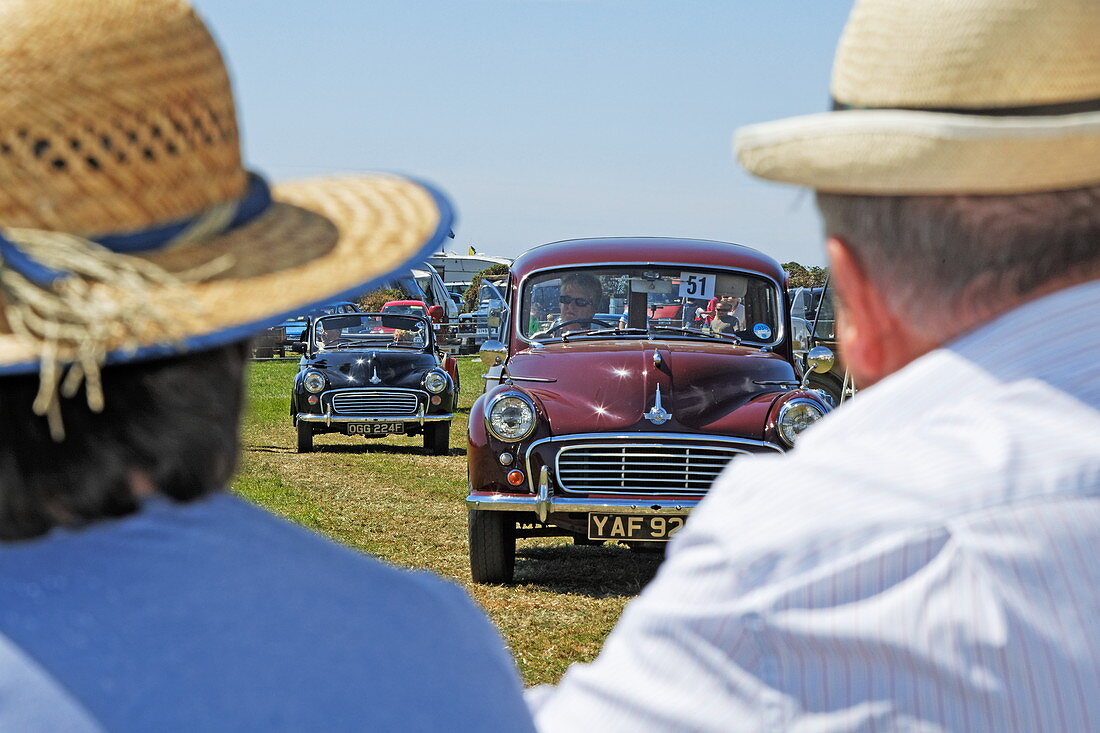 Oldtimer Rallye in Cornwall, England, Grossbritannien