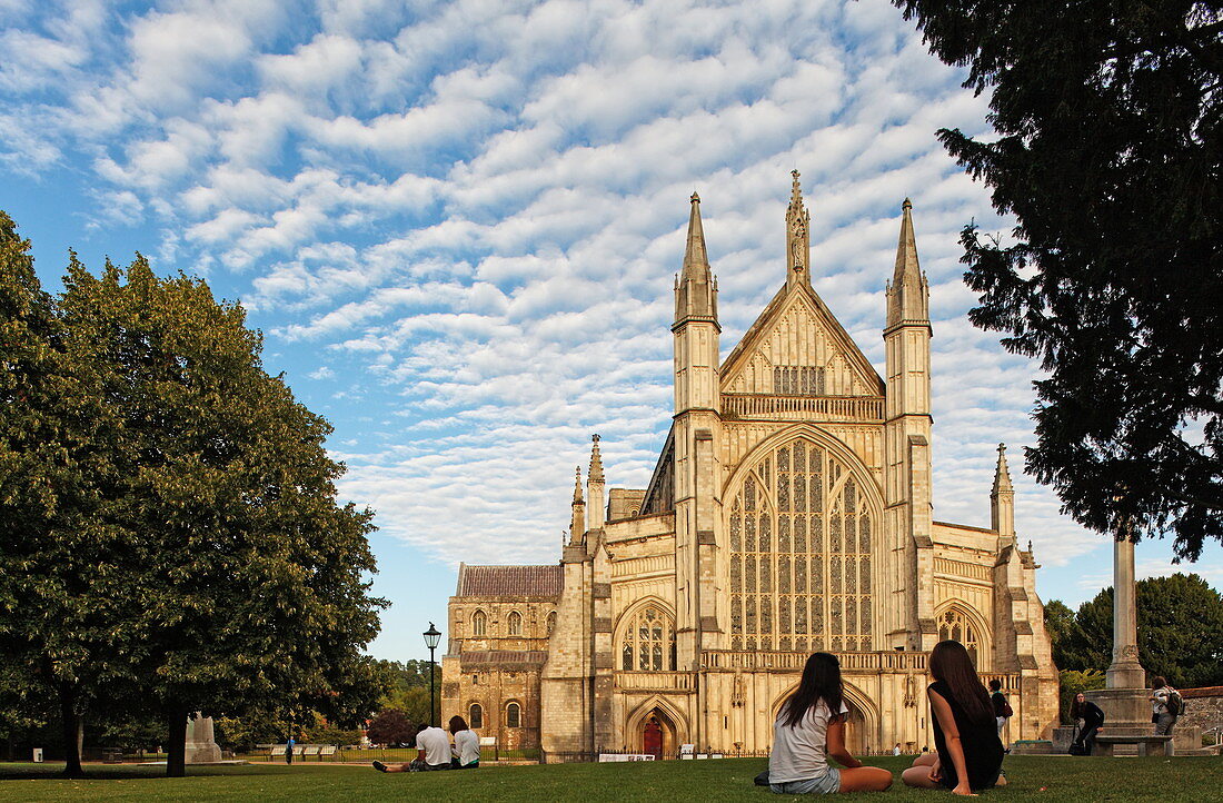 Kathedrale von Winchester, Hampshire, England, Grossbritannien