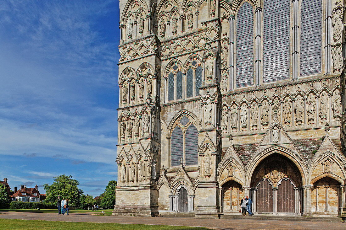 Salisbury Cathedral, Salisbury, Wiltshire, England, Great Britain
