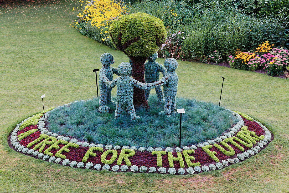 Plant a tree for the future, Parade Gardens, Bath, Somerset, England, Grossbritannien