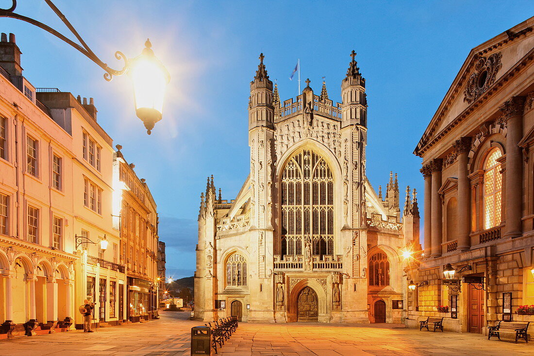 Bath Abbey, Bath, Somerset, England, Great Britain