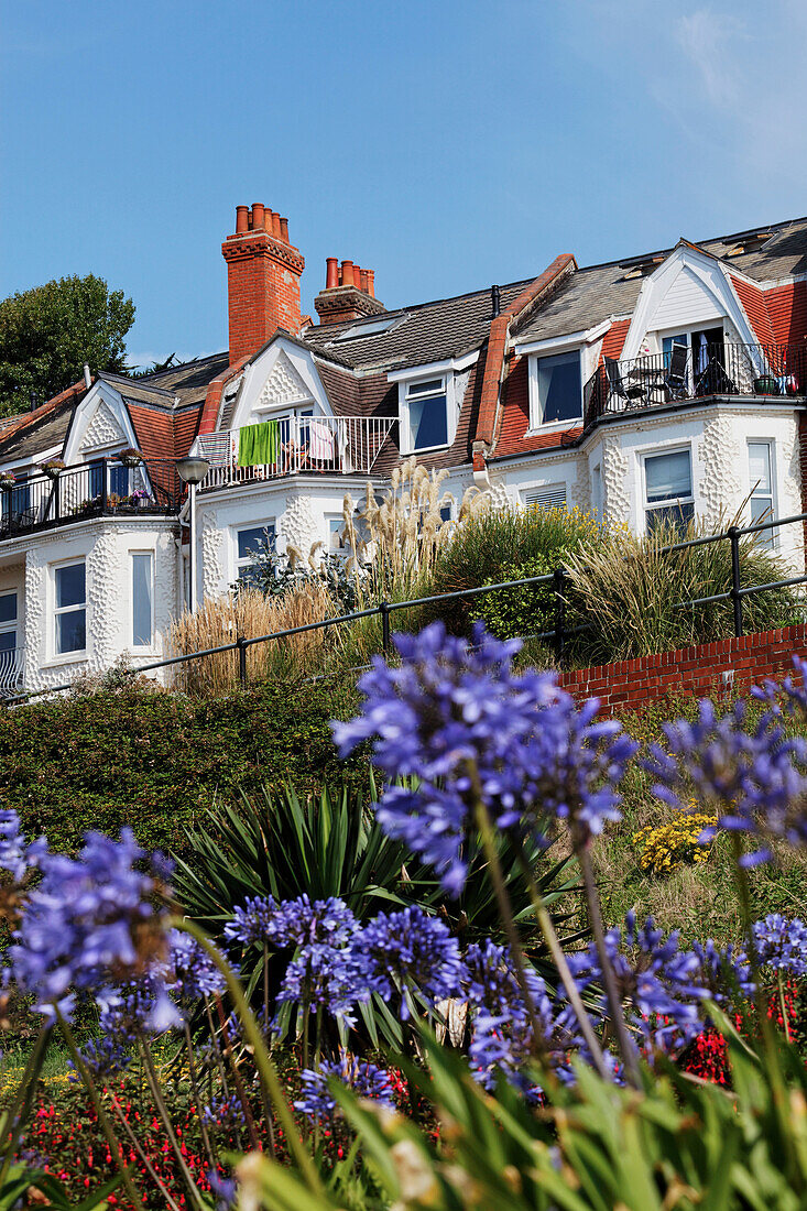 Residential houses in Boscombe, Bournemouth, Dorset, England, Great Britain