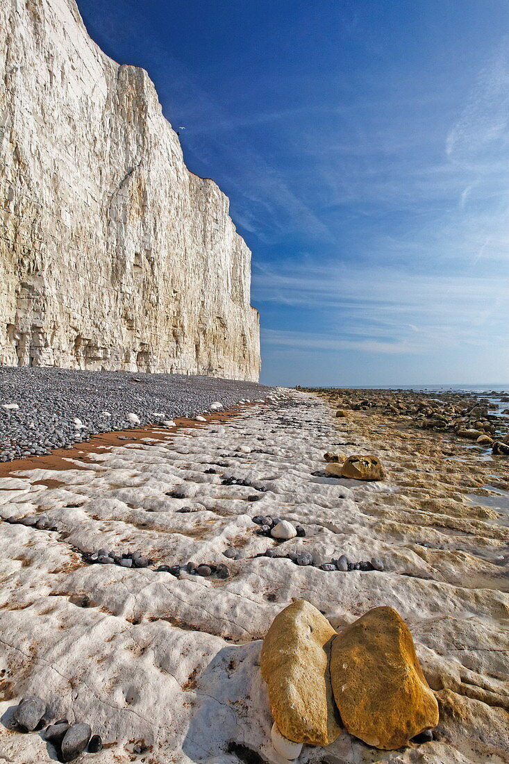 Seven Sisters, Kreidefelsen, East Sussex, England, Grossbritannien