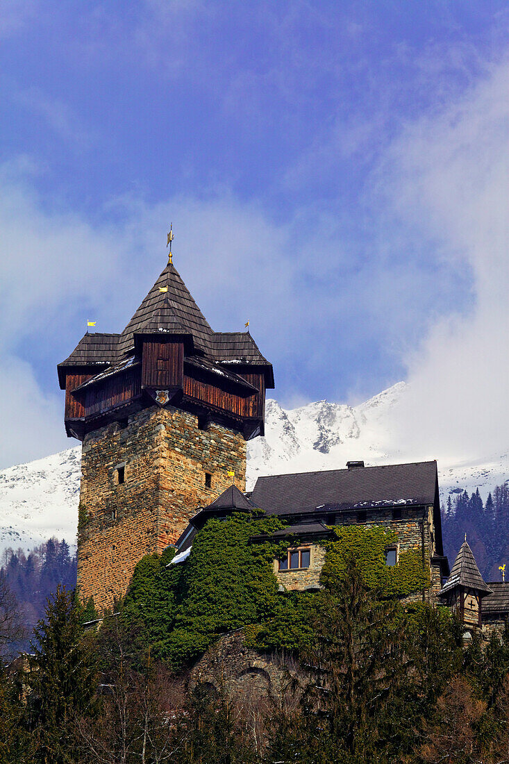 Castle Niederfalkenstein, Obervellach, National Park Hohe Tauern, Carinthia, Austria, Europe