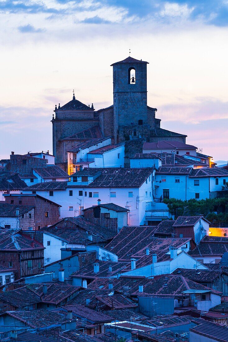 Saint Mary´s Parish Church, Hervas village, Ambroz Valley, Cáceres, Extremadura, Spain, Europe.