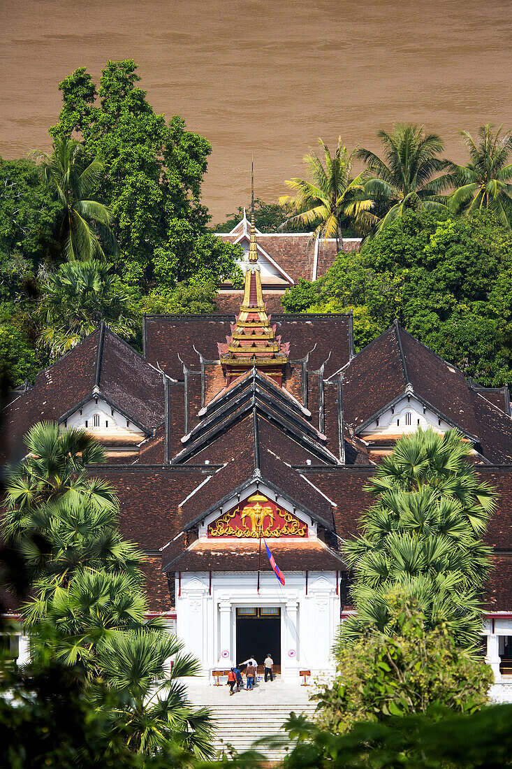 Der Königspalast in Luang Prabang, Laos.