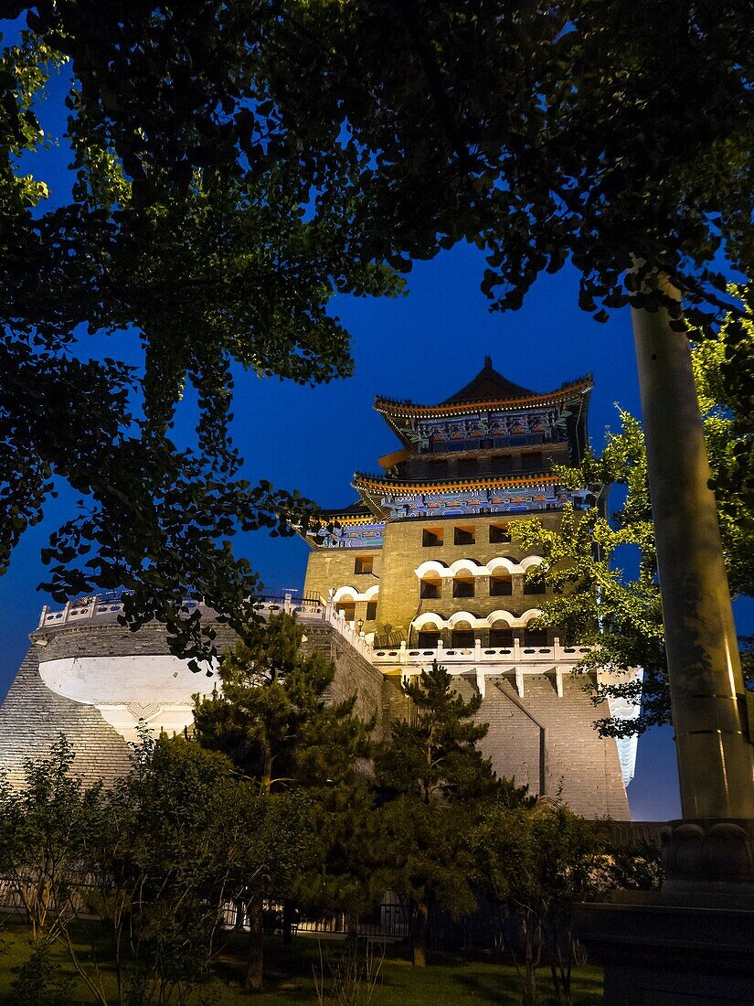 'Qianmen (literally ''Front Gate'') is the colloquial name for Zhengyangmen a gate in Beijing's historic city wall. The gate is situated to the south of Tiananmen Square and once guarded the southern entry into the Inner City. Although much of Beijing's c