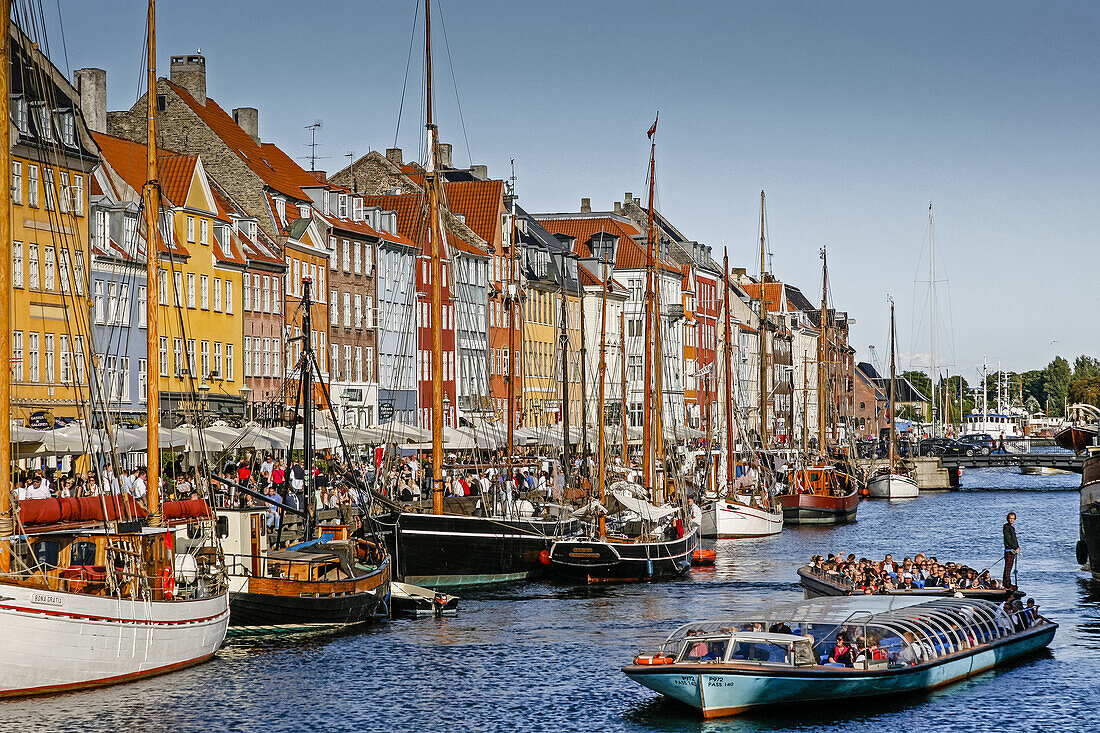 Nyhavn, Copenhagen, Denmark.