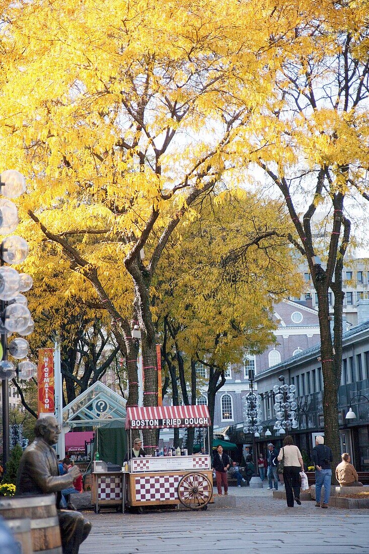 historical Faneuil Hall in down town Boston