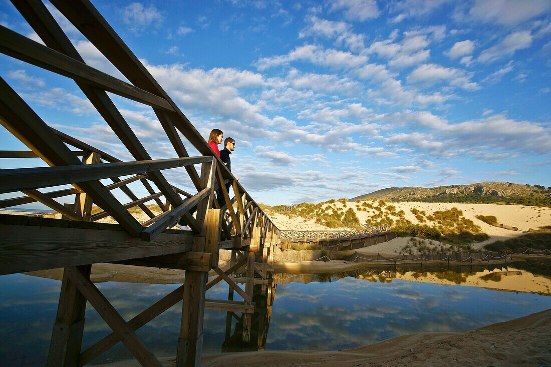 Cala Mesquida Dünenkomplex Llevant Halbinsel Arta Mallorca Balearen Spanien